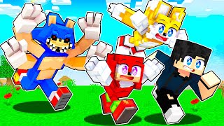 O SONIC MUTANTE APARECEU no MINECRAFT [upl. by Hallock]