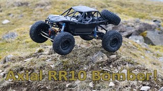 Axial RR10 Bomber brushless and Yeti bashing crawling crashing [upl. by Dicks]