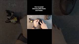 How to install Shimano PDM520 Cleats and Pedals [upl. by Anauqes]