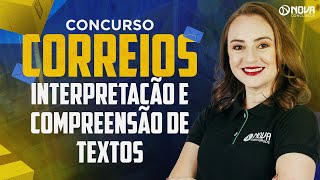 Concurso Correios Nível Médio 2024 Compreensão e Interpretação de Textos [upl. by Bolme]