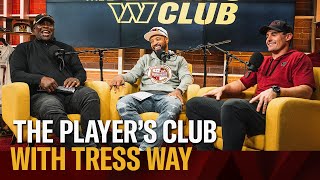 Tress Way joins The Players Club  Washington Commanders [upl. by Anazus]