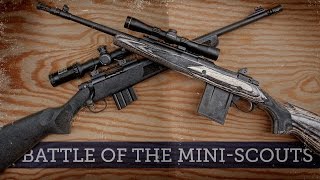 Battle of the MiniScouts Ruger Gunsite Scout vs Mossberg MVP Patrol 556 NATO [upl. by Hareema]