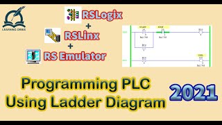 How to Program PLC Using Ladder Diagram  RSLogix [upl. by Levon]