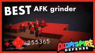 OVERPOWERED Afk grinder tutorial for DoomSpire Defense  Roblox [upl. by Tomkins998]