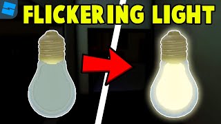 How to make FLICKERING LIGHTS in Roblox Studio  2022 [upl. by Efi530]