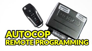 Autocop remote programing [upl. by Otrevlig2]