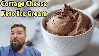 Super Easy NoChurn Cottage Cheese Keto Ice Cream [upl. by Amalle]