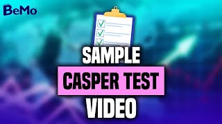 CASPer Sample Videos  BeMo Academic Consulting [upl. by Anitnatsnok]