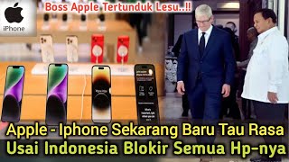 APPLE AKUI MENYESAL USAI INDONESIA BLOKIR SEMUA HP IPHONENYA [upl. by Silado]