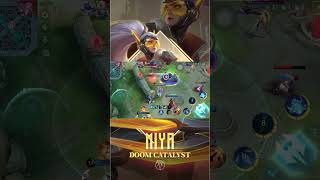 BUILD DAN EMBLEM MIYA TERSAKIT miyatiktok mobilelegends [upl. by Yram]