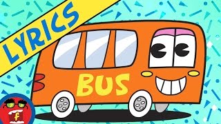 Wheels On The Bus With Dinosaurs  Fredbot Nursery Rhymes  Lyric Video Lucy the Dinosaur [upl. by Yessej424]