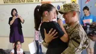 3rd Graders Brother Returns From Afghanistan [upl. by Latricia]