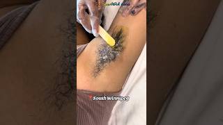 ASMR armpit hair removal beautybysimer [upl. by Sidalg]