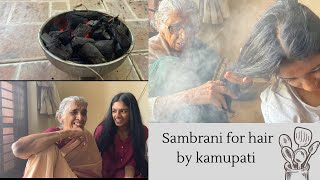 Sambrani for hair  pati and pethi  Mannargudi kamupati [upl. by Critchfield]