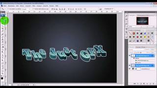 Photoshop Tutorial GermanDeutsch  3D Text mit CS4 CS3 oder CS2 [upl. by Ada]