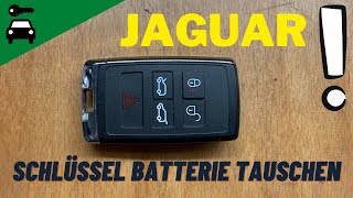 Jaguar Schlüssel Batterie tauschen 2 [upl. by Emelen]