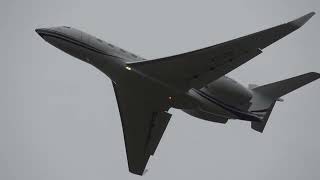 GULFSTREAM G650 A7CGF DEPARTING FROM FARNBOROUGHEGLF  FLIGHT TO TNCM 16112024 [upl. by Nevear384]