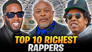 Top 10 richest rapper in 2024 [upl. by Verena]