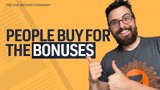 People Buy for the Bonuses [upl. by Ilyak]