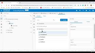 Sec 3 7 Oracle Visual Builder Cloud Service VBCS [upl. by Yrogerg]