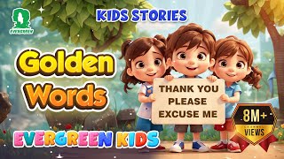 Golden Words For Kids  Good Manners in Everyday Life for Kids  Animated Videos for Kids [upl. by Airtened]