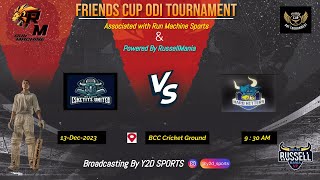 Friends Cup Odi Tournament  Final  MIGHTY ESKETITS UNITED Vs Hard Hitters 2022  BCC Ground [upl. by Alenas]