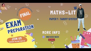 Tariff System Mathematical Literacy Grade 12 Part 2 [upl. by Ardnikal]