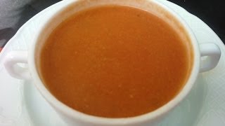 GAZPACHO ANDALUZ RECETA DE COCINA COCINA FACIL [upl. by Leima623]