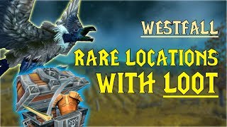 WoW Classic  Rare Mob Locations  UNIQUE LOOT  Westfall [upl. by Ahsratan]