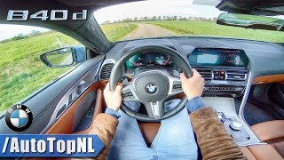 BMW 8 Series M SPORT 840d xDrive POV Test Drive by AutoTopNL [upl. by Alletsirhc]