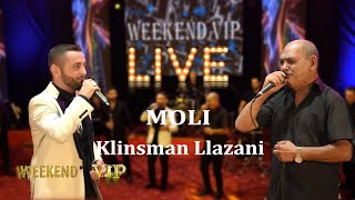 Moli amp Klinsman Llazani  Kolazh LIVE Official Video 4K  Weekend Vip [upl. by Olfe]