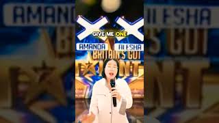 BRITAINS GOT TALENT  WHITNEY HOUSTON ONE MOMENT IN TIME music viralvideo shortvideo BGT [upl. by Rivalee]