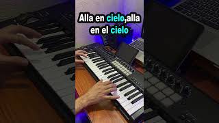 Alla en el cielo Coros cumbia piano [upl. by Tlevesor]