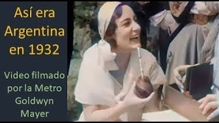 Video de ARGENTINA a inicios del siglo XX EN COLORES  BUENOS AIRES 1932 Historia documental [upl. by Yme]