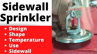 sidewall sprinkler  side wall sprinkler design  sidewall sprinkler installation shape temp use [upl. by Orodisi188]