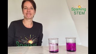 Diffusion with potassium permanganate  science lesson [upl. by Savvas]