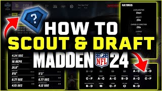 Beginners Guide To Scouting amp Drafting In Madden 24 Franchise Mode [upl. by Oigres]