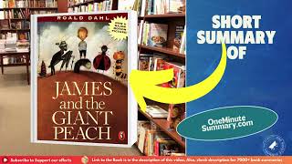 Summary of James and the Giant Peach by Roald Dahl  Book Summaries  One Minute Summary [upl. by Airamalegna]