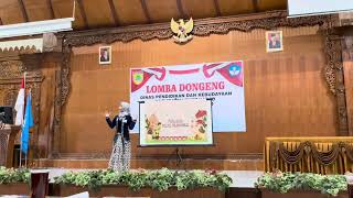 Juara 1 quotLomba Dongengquot  Andon Wasis Basa Jawa Kabupaten Sukoharjo Tahun 2024  Ananda Anaylla A [upl. by Granoff]