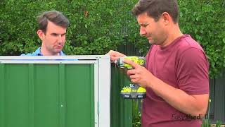 EasyShed  Storage Shed Assembly  208m x 097m Garden Locker Shed [upl. by Aztilay764]