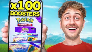 J’ai acheté 100€ de BOOSTERS sur POKÉMON TCG POCKET 😰 [upl. by Dazhahs987]