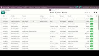 Account All In One Multi Branch  Account Branch Odoo [upl. by Afirahs504]