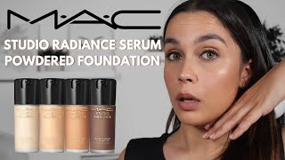 MAC Studio Radiance Serum Powered Foundation  Full Review and 9h Wear Test [upl. by Wernher43]