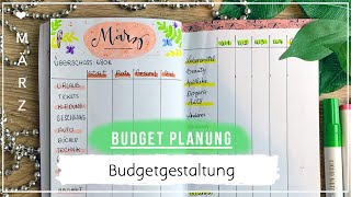 Budgetgestaltung ✨I März 2024 I ganz einfach zum Nachmachen [upl. by Glynda]