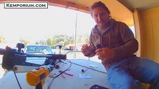 Hand operated trolling motor switch installation [upl. by Antoine883]