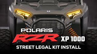 2024 Polaris RZR XP 1000  Street Legal Kit Install  WD ELECTRONICS [upl. by Kristan]