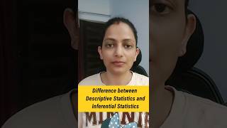 Difference between Descriptive statistics and Inferential Statistics psychology statistics ugcnet [upl. by Kra160]