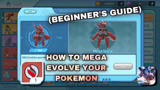 HOW TO MEGA EVOLVE YOUR POKEMON IN 精靈探險家 ELF EXPLORER FULL GUIDE [upl. by Ainotahs]