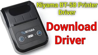 Niyama BT58Printer Driver  Niyama BT58 Wireless Bluetooth Thermal Mobile Receipt POS Printer 58mm [upl. by Sergeant77]