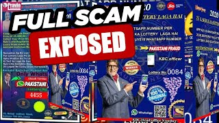 Fraud Call  Fake KBC Office In Pakistan  KBC Whatsapp Lottery  Pakistani Scam  Whatsapp Alert [upl. by Dupuis]